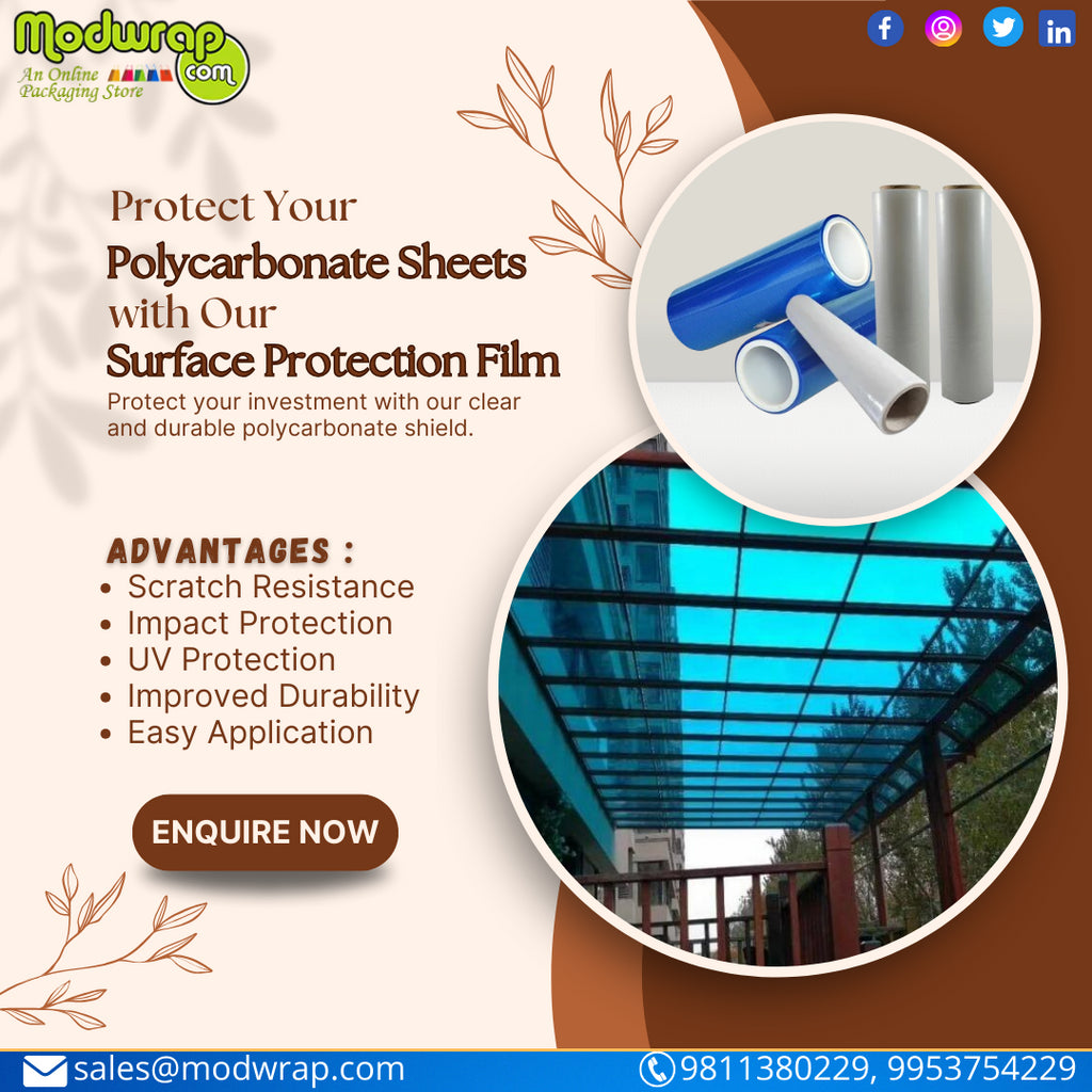 Surface Protection Film for Polycarbonate Sheets